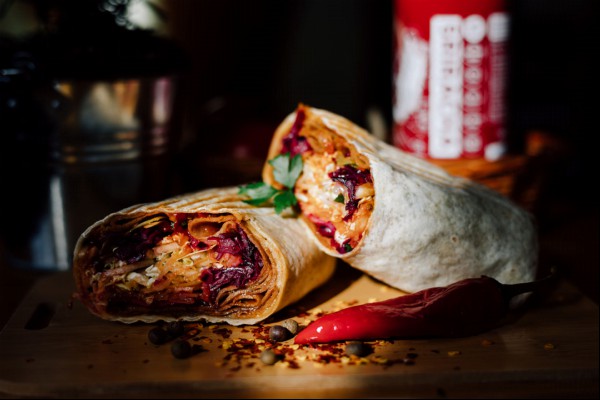 Efes Krakow ul Basztowa 17 - BIG Kebab tortilla z miesem wolowym