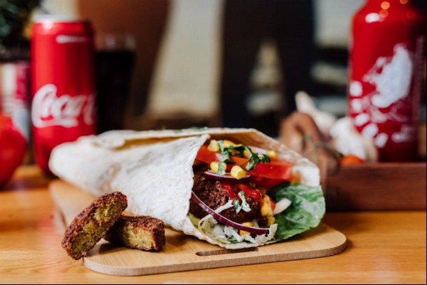 Efes Krakow ul Basztowa 17 - falafel w tortilli
